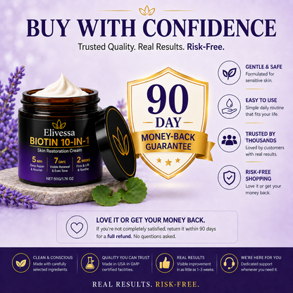 Elivessa™ Biotin 10-in-1 Skin Restoration Cream