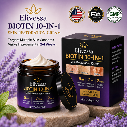 Elivessa™ Biotin 10-in-1 Skin Restoration Cream
