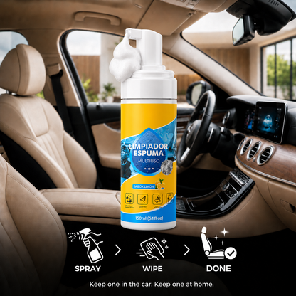 4-in-1 Multi-Enzyme Foam Cleaner – Deep Clean Car, Kitchen, Bathroom & Sofa
