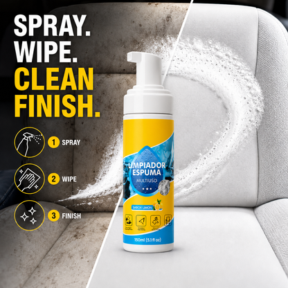 4-in-1 Multi-Enzyme Foam Cleaner – Deep Clean Car, Kitchen, Bathroom & Sofa