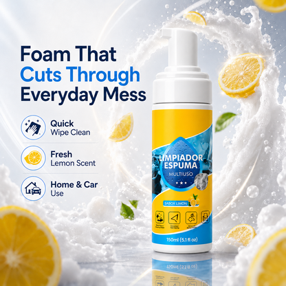 4-in-1 Multi-Enzyme Foam Cleaner – Deep Clean Car, Kitchen, Bathroom & Sofa