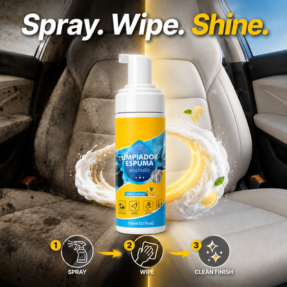 4-in-1 Multi-Enzyme Foam Cleaner – Deep Clean Car, Kitchen, Bathroom & Sofa