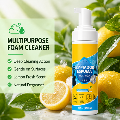 4-in-1 Multi-Enzyme Foam Cleaner – Deep Clean Car, Kitchen, Bathroom & Sofa